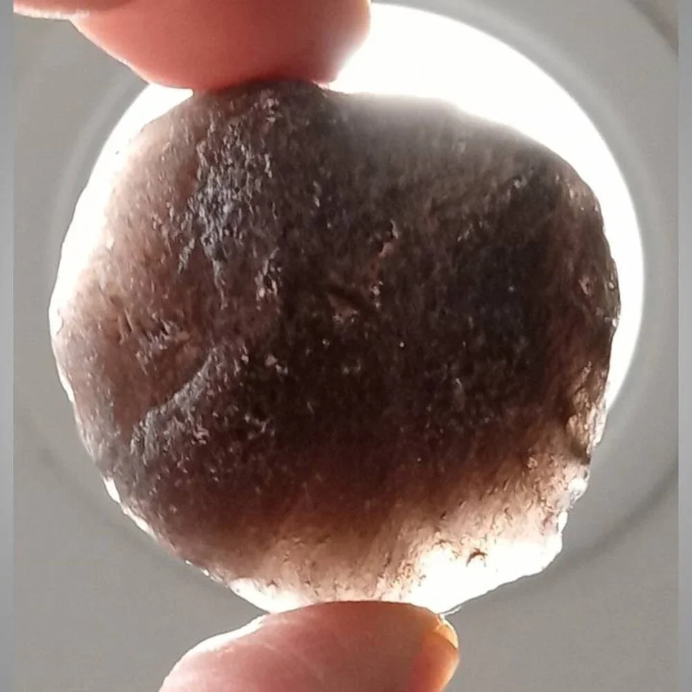 TEKTITE meteoritic glass from outer space!! meteor rock stone CHAKRA 03